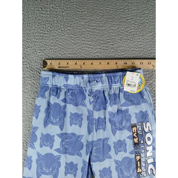 Sonic the Hedgehog Sweat Pants Boys Medium (8-10) Jogger Pattern NWT - Picture 4 of 9